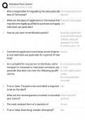 ENTM 350 Microbial Pest Control &sol; Study Guide & Test Bank &sol; Biopesticides & IPM 2025 &sol; Score 100&percnt;