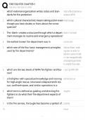 FIR 101 Fire Fighter Chapter 1 &sol; Introduction & Fire Service Orientation &sol; Study Guide & Test Bank &sol; 2025 Update &sol; Score 100&percnt;