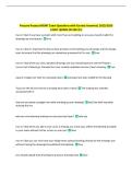 Procore Project MGMT Exam Questions with Correct Answers&vert; 2025&sol;2026  Latest Update &lpar;Grade A&plus;&rpar; 