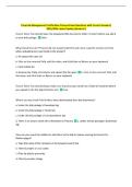 Financial Management Certification Procore Exam Questions with Correct Answers&vert;  2025&sol;2026 Latest Update &lpar;Grade A&plus;&rpar; 