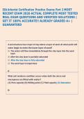 ISA Arborist Certification Practice Exams Part 2 MOST  RECENT EXAM 2026 ACTUAL COMPLETE MOST TESTED  REAL EXAM QUESTIONS AND VERIFIED SOLUTIONS &vert;  GET IT 100&percnt; ACCURATE&excl;&excl; ALREADY GRADED A&plus; &vert;  GUARANTEED