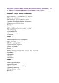 WGU D265 &ndash; Critical Thinking&colon; Reason and Evidence Objective Assessment &vert; OA V1 and V2 &vert; Questions and Answers &vert; 2026 Update &vert; 100&percnt; Correct&period;