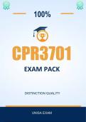 CPR3701 EXAM PACK 2026 - DISTINCTION