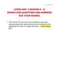 LETRS UNIT 4 SESSION 8 &ndash; 6&vert;  EDU504 2026 QUESTIONS AND ANSWERS&vert;  ACE YOUR GRADES&period;