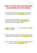NEIEP 300 FINAL EXAM 2026 QUESTIONS  AND ANSWERS&vert; ACE YOUR GRADES&period;