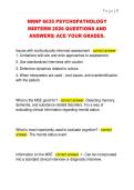 NRNP 6635 PSYCHOPATHOLOGY  MIDTERM 2026 QUESTIONS AND  ANSWERS&vert; ACE YOUR GRADES&period;