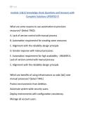 module 11&12 knowledge check Questions and Answers with Complete Solutions UPDATED&excl;&excl;&excl;&period;