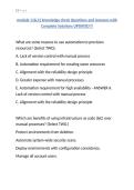 Cloud Apps part 2 Module 11 Knowledge Check Questions and Answers with Complete Solutions UPDATED&excl;&excl;&excl;