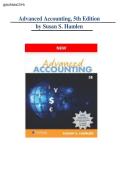 Test Bank for Advanced Accounting&comma; 5th Edition by Susan S&period; Hamlen Newest Version