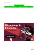 Test Bank &ndash; Microbiology&colon; An Introduction &lpar;13th Edition&comma; Tortora&comma; Funke & Case&rpar; &ndash; Complete Exam Material