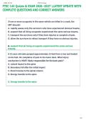 FTEC 144 Quizes & EXAM 2026 -2027 LATEST UPDATE WITH  COMPLETE QUESTIONS AND CORRECT ANSWERS 