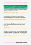 Quiz 1 NURS 304 Questions and Correct  Answers&sol; Latest Update &sol; Already 