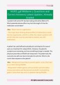 NURS 498 Midterm 1 Questions and  Correct Answers&sol; Latest Update &sol; Already  Graded