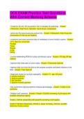 OCS EXAM Practice Test Questions With Correct Marking Scheme