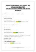 DANB ICE-STANDARD PRECAUTIONS AND THE PREVENTION OF DISEASE TRANSMISSION&vert;QUESTIONS AND 100&percnt; CORRECT WELL DETAILED ANSWERS&vert;LATEST UPDATE&excl;&excl;&excl;&excl;&excl;2026&vert;GUARANTEED PASS&vert;GRADED A&plus;&vert;VERIFIED