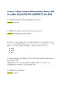 Chapter 1 Maps Freeman Environmental Geology Lab Book &lpar;2nd Ed&period;&rpar;&vert;&vert;ACCURATE ANSWERS TO ALL QNS