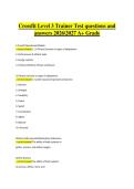 CrossFit Level 3 Trainer Test &ndash; Questions and Answers &vert; Certification Preparation &vert; 2026&ndash;2027 A&plus; Grade