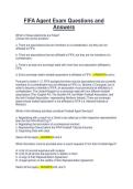 FIFA Agent Exam Questions and Answers 