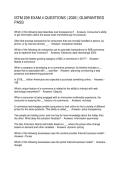 ISTM 209 EXAM 4 QUESTIONS 2026 GUARANTEED PASS