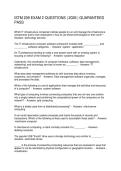 ISTM 209 EXAM 2 QUESTIONS 2026 GUARANTEED PASS