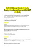 EXIT HESI &ndash; Comprehensive Exam B Evolve &vert; Practice Questions and Answers &vert; 2026&ndash;2027 A&plus; Grade