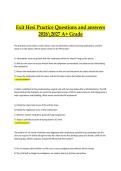 EXIT HESI &ndash; Practice Questions and Answers &vert; Nursing Exam Preparation &vert; 2026&ndash;2027 A&plus; Grade