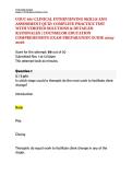 COUC 667 &vert; CLINICAL INTERVIEWING SKILLS AND ASSESSMENT QUIZ&colon; COMPLETE PRACTICE TEST WITH VERIFIED SOLUTIONS & DETAILED RATIONALES &vert; COUNSELOR EDUCATION COMPREHENSIVE EXAM PREPARATION GUIDE 2025-2026
