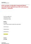 COUC 522 &vert; Quiz 4&period;Culturally Competent&lpar;Liberty university &rpar; l&vert; atest updated exam with 100&percnt; accurate solutions &plus; rationales 