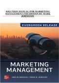 Marketing Management&comma; 5th Edition&comma; Mark Johnston &ndash; Solution Manual&comma; Lecture and Problem Solutions