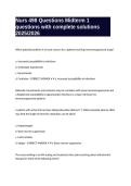 Nurs 498 Questions Midterm 1 questions with complete solutions 2025&sol;2026