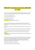 HESI EXIT Exam 2 &vert; Verified Practice Questions & Correct Detailed Answers &vert; 2026&sol;2027 A&plus; Grade