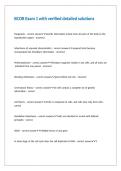 BCOR Exam 1 with verified detailed solutions