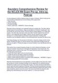 Saunders Comprehensive Review for the NCLEX&period;