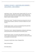 NURSING 142 QUIZ 1 &vert; QUESTIONS AND ANSWERS &vert; 2026 UPDATE &vert; 100&percnt; CORRECT