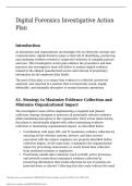 WGU D431 task 1&semi; Digital Forensics Investigative Action Plan&lowbar; Answered latest winter 2026&period;