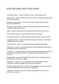 BCOR 330 EXAM 3 WVU STUDY GUIDE