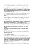 BCOR 330 EXAM 2 WVU QUESTIONS & ANSWERS
