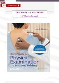 Bates&rsquo; Guide to Physical Examination and History Taking &lpar;13th Edition&comma; Lynn S&period; Bickley&rpar; &ndash; Verified Test Bank &lpar;Chapters 1&ndash;27&comma; With Questions&comma; Solutions&comma; Rationales & Case Studies&rpar;