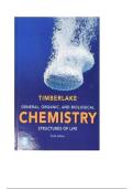 Test Bank for General&comma; Organic&comma; and Biological Chemistry&colon; Structures of Life 6th Edition by Karen C&period; Timberlake&vert; 9780135214121&vert; All Chapters 1-24&vert; LATEST &vert;2026
