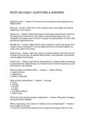 BCOR 330 EXAM 1 QUESTIONS & ANSWERS