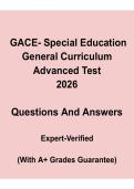 GACE 2026 Special Education General Curriculum Study Guide &vert; Georgia Certification
