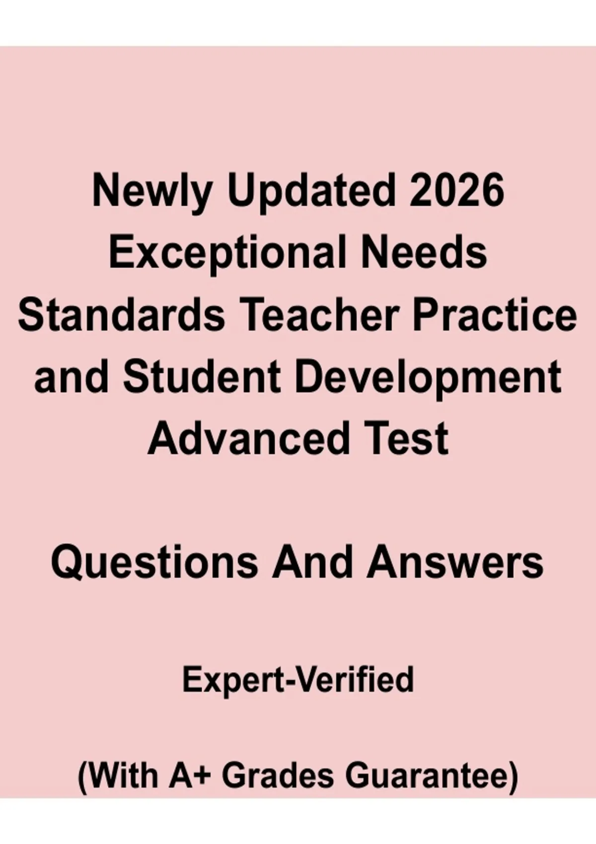 Newly Updated Exceptional Needs Standards 2026 | Inclusive Teaching ...