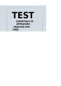 Test Bank for Essentials of Nursing Research&colon; Appraising Evidence for Nursing Practice 9th Edition &lpar;2026&sol;2027&rpar; by Denise F&period; Polit & Cheryl Tatano Beck &ndash; Complete Chapters Questions & Answers