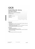 OCR GCSE &lpar;9-1&rpar; English Literature J352&sol;02 Exploring Poetry and Shakespeare &lpar;2025&rpar;&colon; QP &plus; Mark Scheme