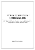 NCLEX Study Notes 2026&sol;2027 &ndash; Complete RN Exam Review Guide &vert; National Council of State Boards of Nursing &lpar;NCSBN&rpar;
