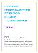 ECG Workout Test Bank 8th Edition &ndash; Jane Huff &vert; Arrhythmia Interpretation MCQs &vert; Nursing ECG Practice 2026