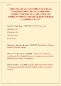 CREST CPSA EXAM LATEST 2026 ACTUAL EXAM  TEST BANK&vert; CREST CPSA EXAM PREP WITH  COMPLETE 500 REAL EXAM QUESTIONS AND  CORRECT VERIFIED ANSWERS&sol; ALREADY GRADED  A&plus; &lpar;MOST RECENT&excl;&excl;&rpar; 