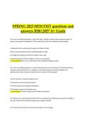 Spring 2023 HESI EXIT &ndash; Questions and Answers &vert; 2026&ndash;2027 A&plus; Grade