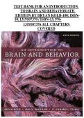 An Introduction to Brain and Behavior 6th Edition &lpar;ISBN 978-1319107376&rpar; Test Bank &mdash; Complete Coverage of All Chapters