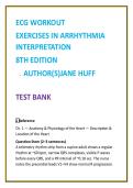 ECG Workout Test Bank 2026 &vert; Jane Huff Arrhythmia Interpretation MCQs &vert; Cardiac Monitoring Nursing Practice Questions
